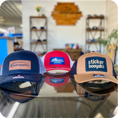 112 Richardson Hat Leather Patch
