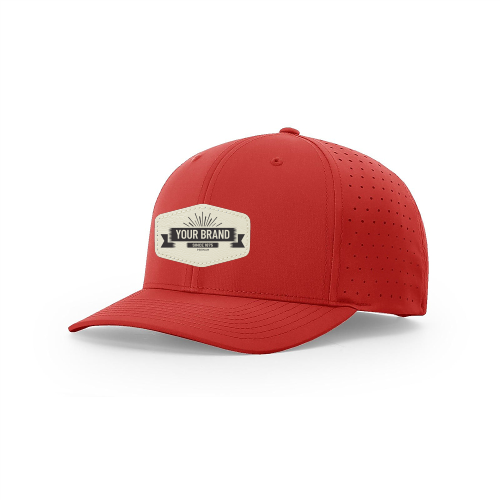 RICHARDSON® Laser Perf-R-Flex Cap Red