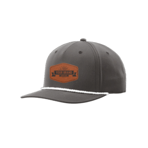R258 Richardson® Performance Dark Gray Cap W/White Rope