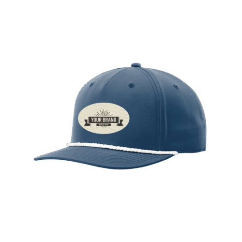 R258 Richardson® Performance Light Blue Cap W/White Rope
