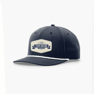 R258 Richardson® Performance Navy Cap W/White Rope
