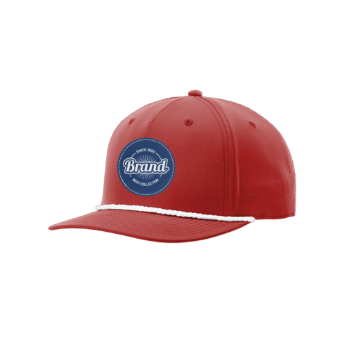 R258 Richardson® Performance Red Cap W/White Rope